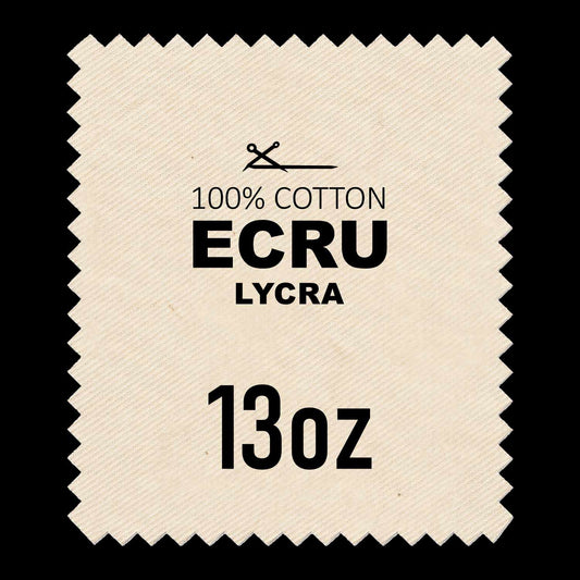 ECRU COTTON LYCRA - 59* Width / 13oz